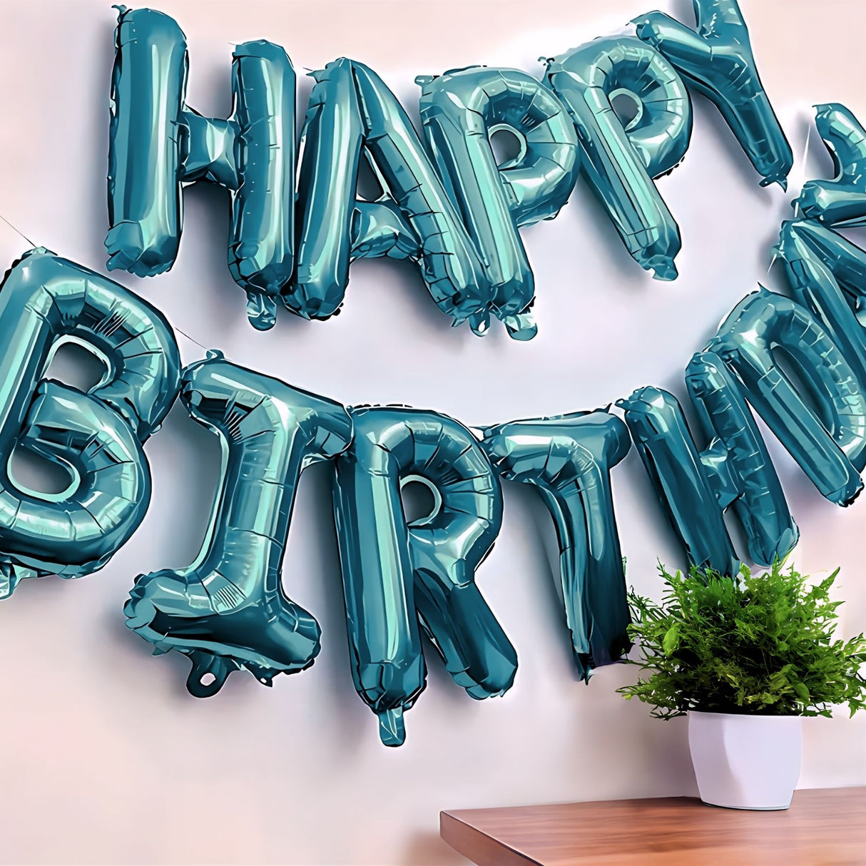 Buchstabenballon Q Blau Geburtstagsparty Ballon Folienballon 40cm