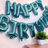 Buchstabenballon W Blau Geburtstagsparty Ballon Folienballon 40cm