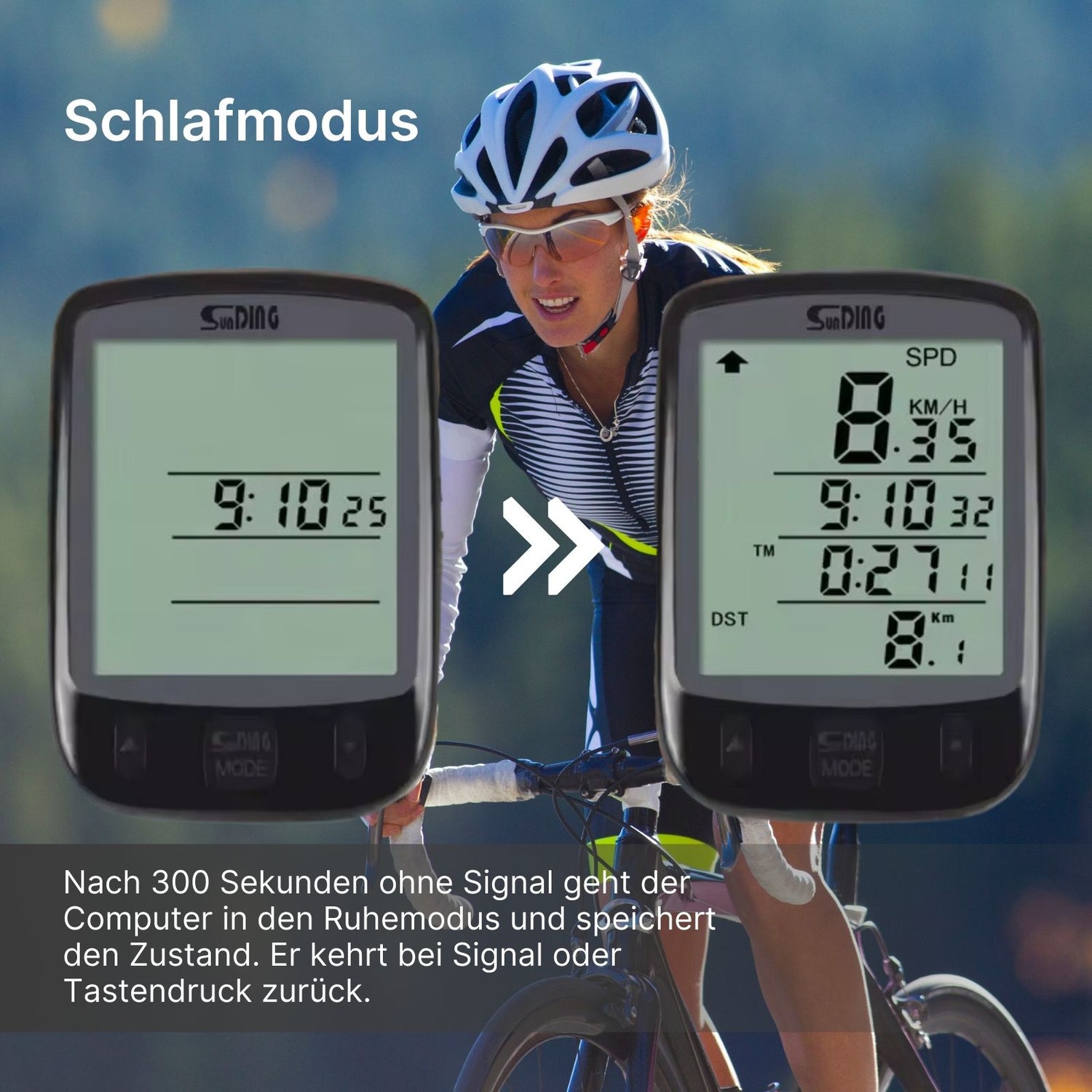 mxs fahrradcomputer Sunding Velocomputer Fahrradcomputer Fahrradtacho Bikecomputer – Hermex.ch