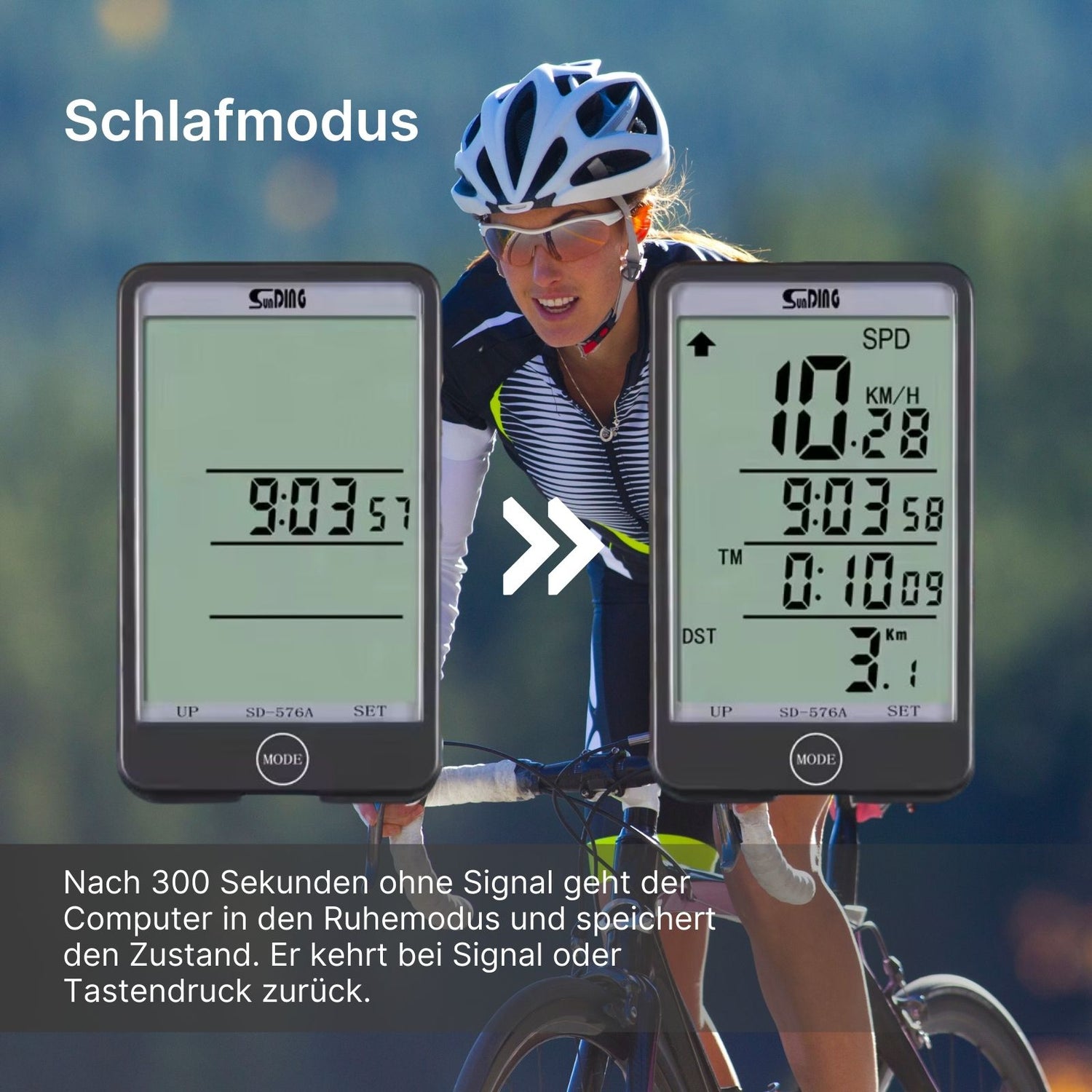 fahrradtacho mountainbike Sunding Fahrradcomputer Velocomputer Bikecomputer Fahrradtacho – Hermex.ch