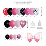 145er Set Party-Luftballons Geburtstagsballons Ballonbogen Luftballons Ballongirlande