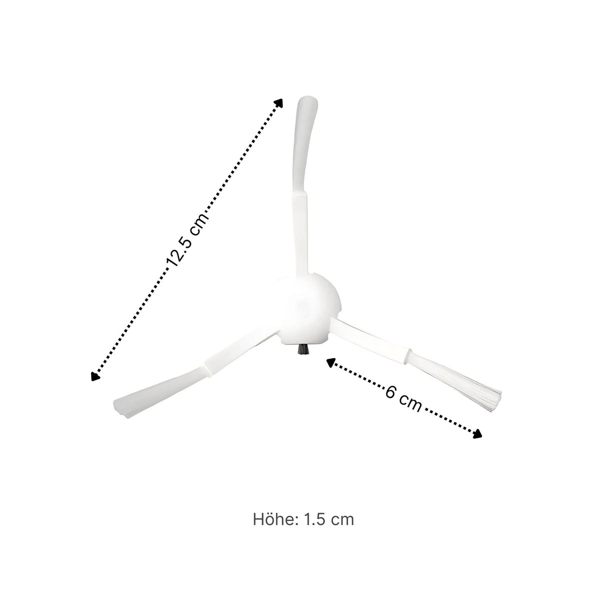 2er-Set Alternative Seitenbürsten zu Xiaomi X10 X10+