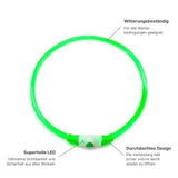 LED-Hundehalsband Sicherheits-Hundehalsband Leuchthalsband Schlauchhalsband