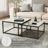 2er Set Couchtisch Wohnzimmertisch Beistelltisch Satztisch Kaffeetisch