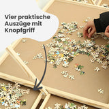 Puzzlebrett mit LED-Leiste und Auszügen Puzzletisch Puzzletafel Puzzleplatte