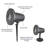Outdoor-Schneeflocken-Projektor Videoprojektor Beamer LED-Projektorlampe