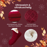 Hausschuhe Gr. 39-42 Wintersocken Pantoffeln Kuschelsocken Fuzzy-Socken