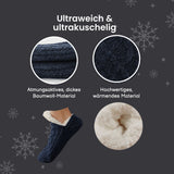 Hausschuhe Gr. 43-46 Kuschelsocken Pantoffeln Wintersocken Fuzzy-Socken