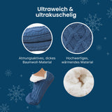 Fuzzy-Socken Gr. 43-46 Pantoffeln Wintersocken Kuschelsocken Hausschuhe