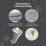 Fuzzy-Socken Gr. 39-42 Kuschelsocken Hausschuhe Pantoffeln Wintersocken