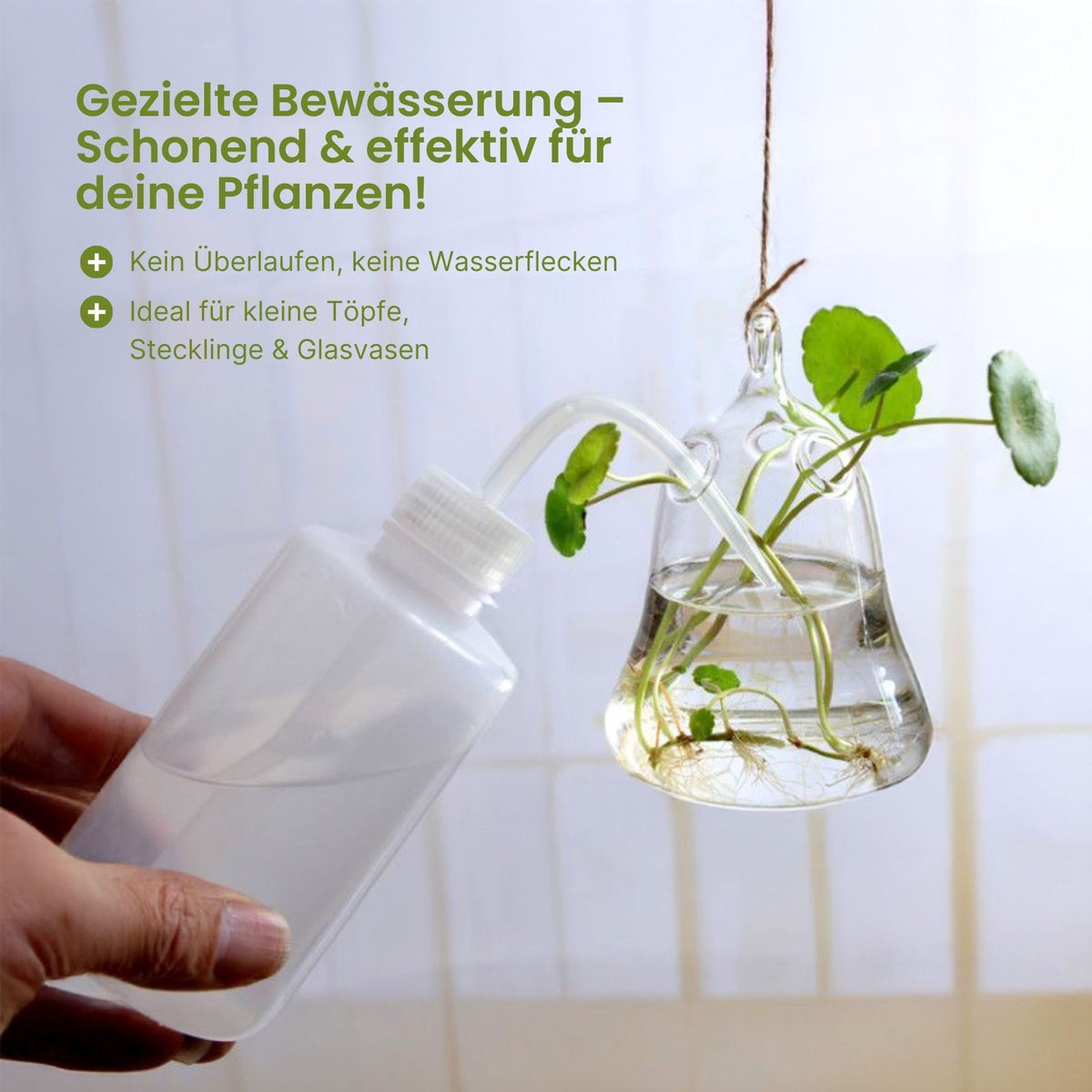 Giesskanne Spritzflasche für Indoor-Pflanzen Blumen-Quetschflasche –