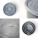 3er-Set Aufbewahrungsdosen Mikrowellendosen Vorratsdosen Gefrierdosen