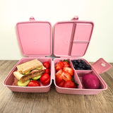 Brotdose mit Besteck Znünibox Lunchbox Meal-Prep-Box Snackbehälter