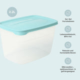 3er-Set Meal-Prep-Dosen Aufbewahrungsdosen Frischhaltedosen Boxen