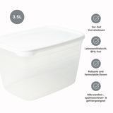 2er-Set Frischhaltedosen Aufbewahrungsdosen Meal-Prep-Dosen Boxen