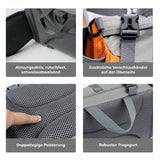 Bauchtasche mit Schultergurten Hüfttasche Schultertasche Umhängetasche