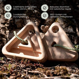 2er-Set Hangboard Dreieck Kletterzubehör Fingerboard Kletterbrett