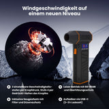 Handventilator Tragbarer Mini-Ventilator Staubsauger Staubgebläse