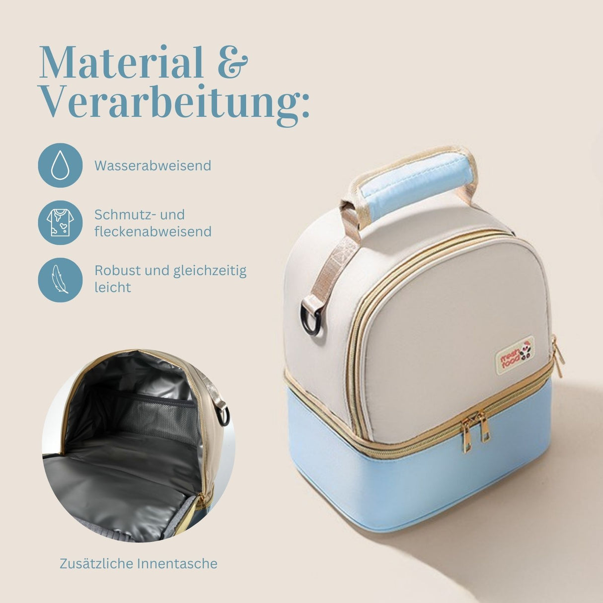 Milchkühltasche Mamatasche Babyflaschen-Tragetasche Rucksack