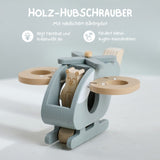 Holz-Hubschrauber Kinderspielzeug Helikopter Luftfahrzeug Spielzeug
