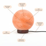 Himalaya-Salzlampe Salzkristalllampe Dekotischlampe Kristallsalzleuchte