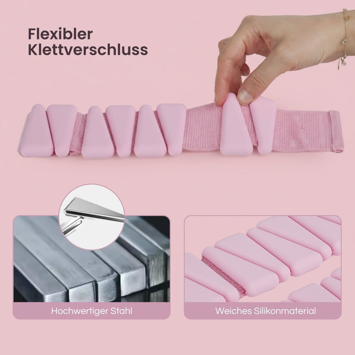 2er-Set Gewichtsmanschetten Fitnessmanschette Handgelenkgewichte