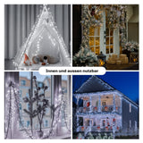 Erweiterbare LED-Lichterkette 9.7m mit Steckverbindung Verlängerung