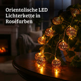 Marokkanische LED Kugelleuchte 3m Orientalische Deko Lichterkette
