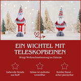 Weihnachtsmannfigur Deko-Weihnachtsmann Stehfigur Weihnachtsmann
