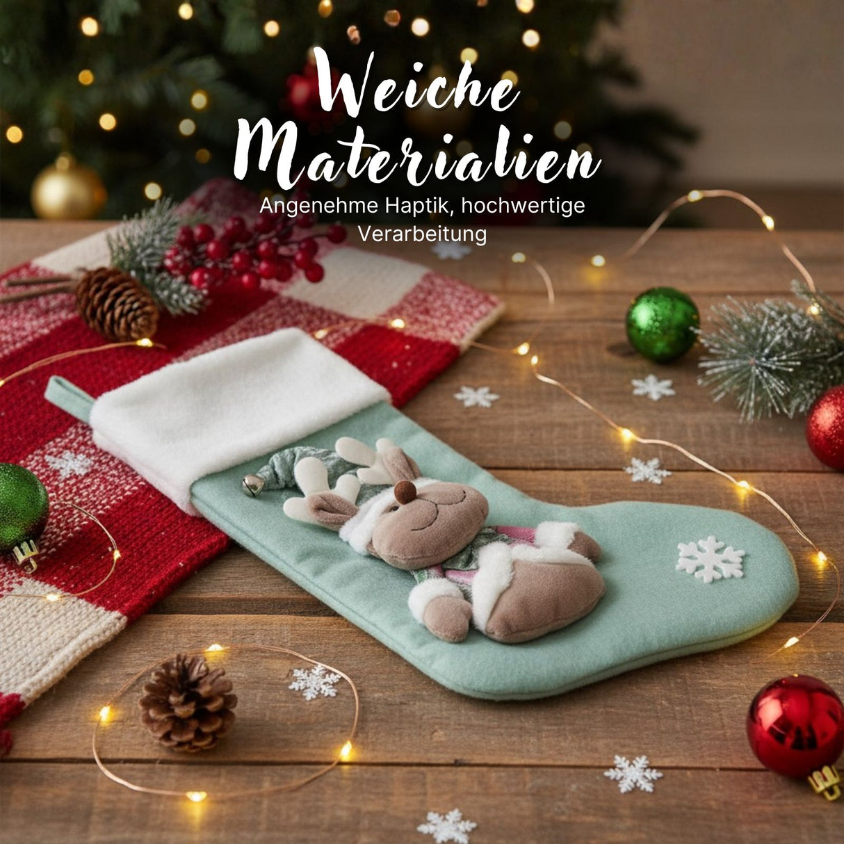 Nikolausstrumpf Weihnachtsstrumpf Weihnachtsdeko Weihnachtsstiefel