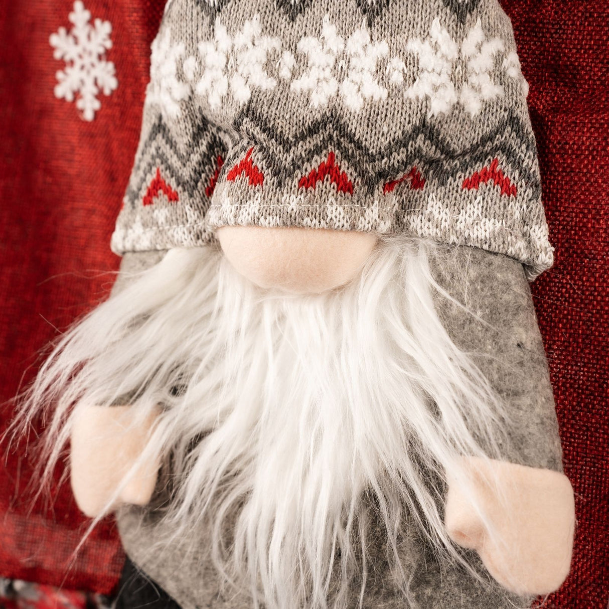 Stuhlhusse mit Wichtel Weihnachts-Stuhldeko Stuhlbezug Stuhlüberzug