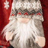 Stuhlhusse mit Wichtel Weihnachts-Stuhldeko Stuhlbezug Stuhlüberzug