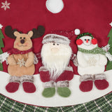 Christbaumdecke Weihnachtsbaum-Teppich Tannenbaum-Rock Baumunterlage