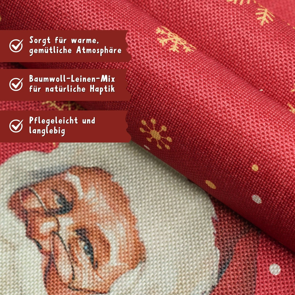 Tischläufer Weihnachtsdeko Tischdeko Deko-Läufer Tischdecke Tischband