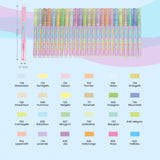 24-tlg. Set Acrylmarker Pastellfarbe Pinselstifte Acryl Brush Marker
