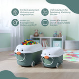 2er-Set Spielzeugkiste Organizer Truhe Spielzeug-Aufbewahrungsbox