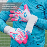 Fussballhandschuhe ViVor Wild Pink Gr. 9.5 Torwart Goalie Handschuhe