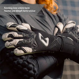 Fussballhandschuhe Pulse X Black Gr. 8 Torwart Goalie Handschuhe