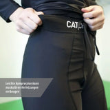 Atmungsaktive Sport-Leggings 3/4-lang Gr. 164 Funktionshose Unterziehhose