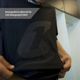 Atmungsaktives Sport Kompressions T-Shirt Gr. L Funktionsshirt Unterziehshirt