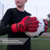 Fussballhandschuhe Fly Kids Red Soul Gr. 3 Torwart Goalie Handschuhe