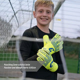 Fussballhandschuhe Fly Kids Yellow Soul Gr. 7 Torwart Goalie Handschuhe