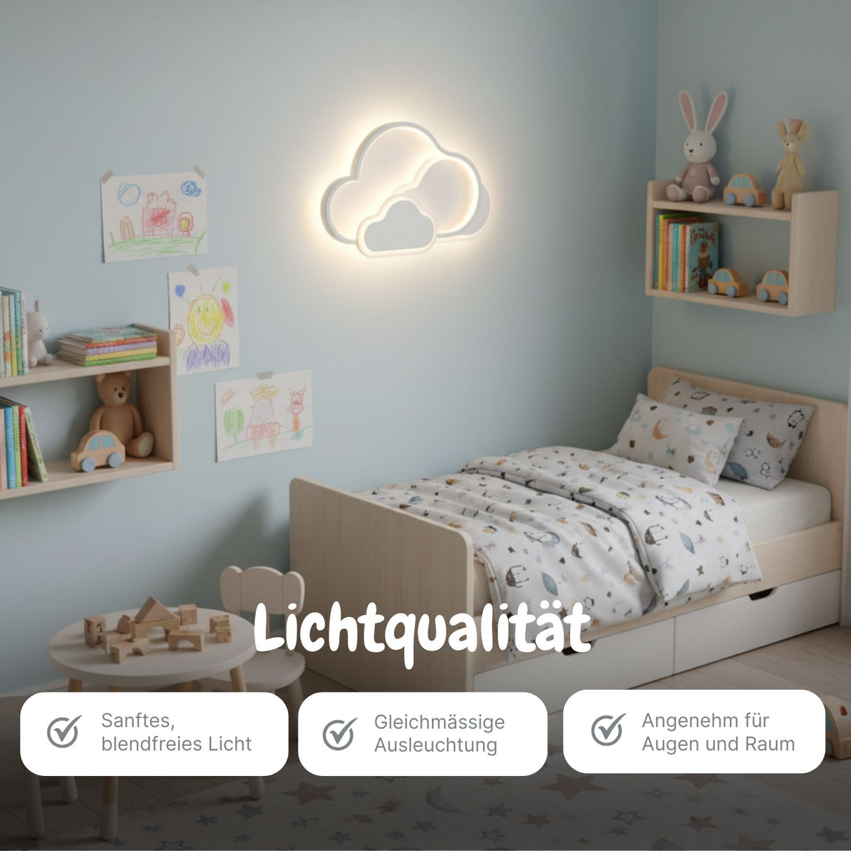 LED Wolken-Deckenleuchte Deckenlampe Lampe Wohnzimmerlampe Leuchte