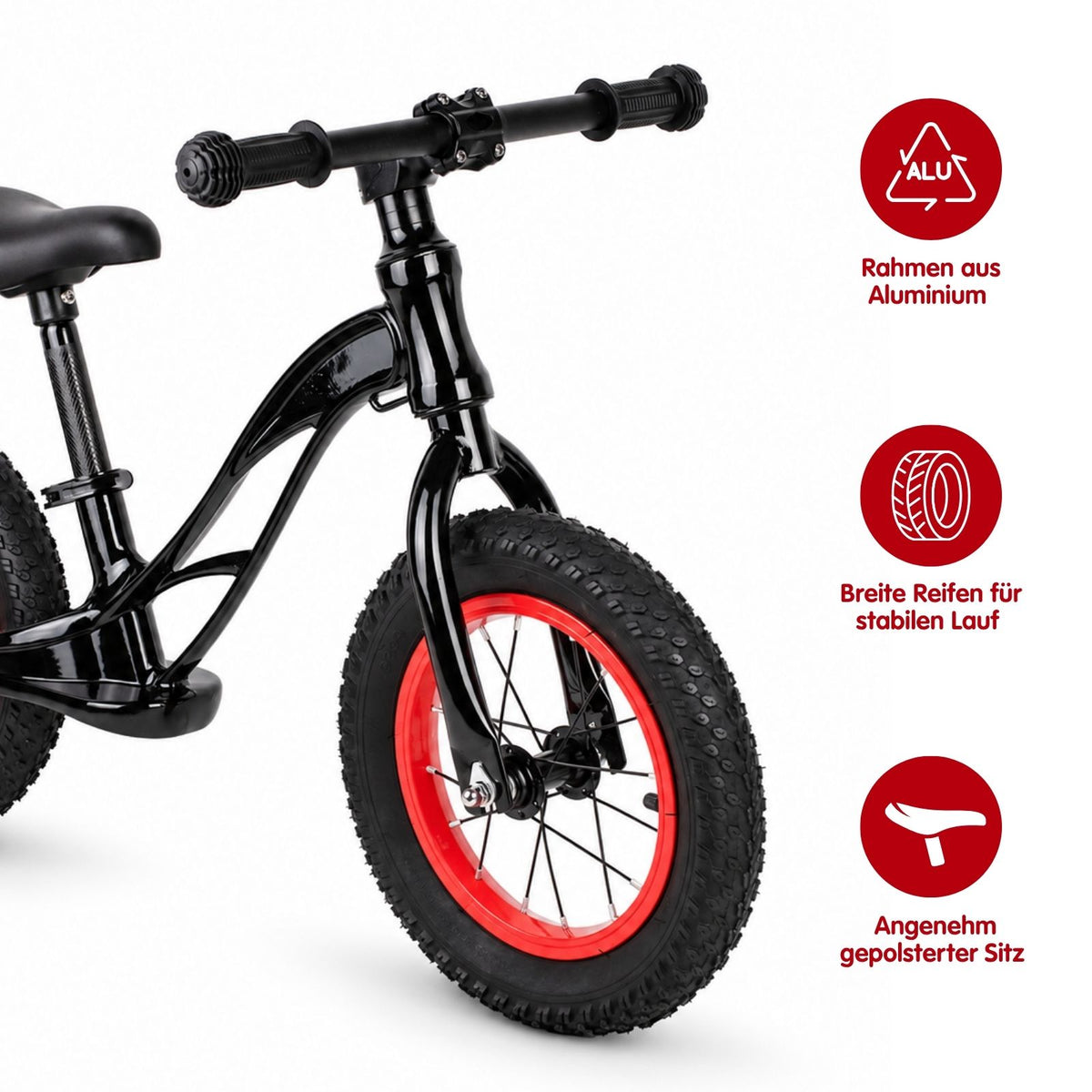 Laufrad Laufvelo Balance Bike Kinderfahrrad ohne Pedale Lauflernrad