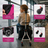 2in1 Kinderwagenkoffer Handgepäck Buggy Trolley Hartschalenkoffer