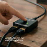 Bidirektionaler 4K HDMI-Switch Adapter HDMI-Selector Port-Umschalter