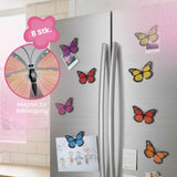 8er Magnet-Set Deko-Schmetterling Monarchfalter-Magnet Kühlschrankmagnet