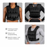 Verstellbare One Size Gewichtsweste 16kg Trainingsweste Weste