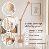Mobile mit Halterung Teddybär Babymobile mit Glockenhalter