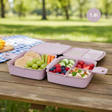 Brotdose mit Besteck Znünibox Snackbehälter Meal-Prep-Box Lunchbox